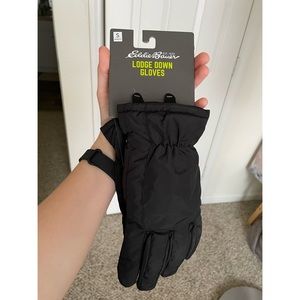 Eddie Bauer Lodge Down Gloves Sz S